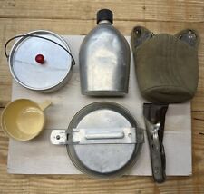Vintage Boy Scout (BSA) Cook Mess Kit, Utensils and Canteen picture