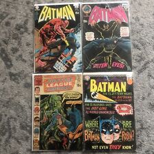 Silver/Bronze Age DC Comic Lot Of 4: (2 Neal Adams) BATMAN- 184,224,226 - JLA 87 picture