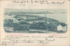 RUSSIA Odessa harbour general view 1902 litho PC picture