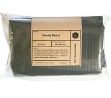 Casualty Blanket Olive Drab with Grommets Military Spec MIL B 36964 Type 1 picture
