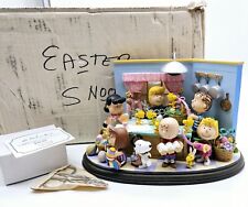 Danbury Mint Peanuts Figurine It's the Easter Beagle Snoopy Charlie Brown in Box picture