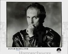 1989 Press Photo Peter Schilling, German synthpop/new wave singer and musician. picture