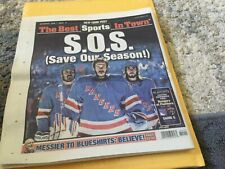 NY Post-06/01/2024-RANGERS/NHL-S.O.S.(SAVE OUR SEASON)-TRUMP-Read/Folded. picture