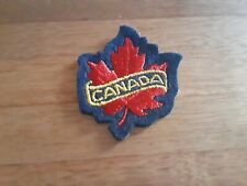 VTG CANADA RED MAPLE LEAF PATCH  picture