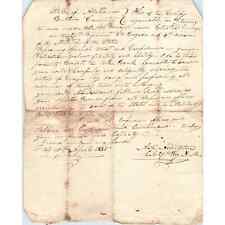 1835 Alabama Certification Letter Asa Peavy Elected Ensign 29th Reg. Militia AD6 picture