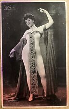 Exotic Dancer Pretty Girl Sexy Lady Risqué Fashion Antique Postcard c1910 picture