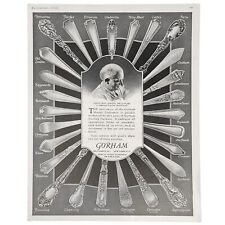 1926 Gorham Sterling Flatware Patterns Vtg Print Ad - Versailles, Paris, Fairfax picture