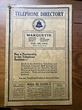 Marquette Telephone Directory 1925 picture