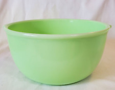 Vintage Jadeite Large Mixing Bowl with Small Handles Over 9