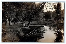 c1910's Des Moines River West Bend Iowa IA RPPC Photo Unposted Antique Postcard picture