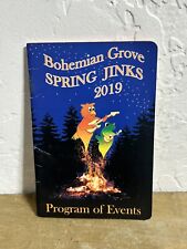 Spring Jinks Bohemian Grove Program Of Events Book. 2019 Secret Society picture