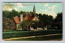 Blue Ridge Summitt PA-Pennsylvania, Hawley Memorial Vintage c1921 Postcard picture