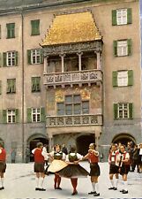 Postcard Vintage - Innsbruck Austria Goldenes Dachl Golden Roof Petit toit d'Or picture