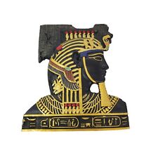 Egyptian Pharoah Gold Black Heavy Wall Decoration Artwork Decor GUC picture