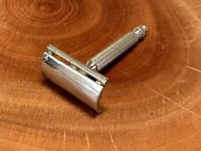 Gillette Ball End Tech Vintage Three Piece Double Edge Safety Razor picture