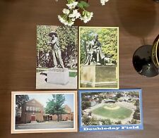 Four Vintage Cooperstown, NY/Baseball Hall of Fame Themed Postcards picture