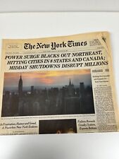 NY Times 8/15/2003 NYC Blackout Edition picture