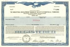 Industrial Development Board of the City of Maryville, Tennessee - $5,000 - Bond picture