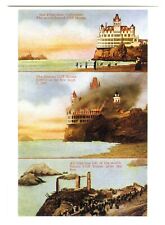 SEPT. 7, 1907 SAN FRANCISCO CLIFF HOUSE FIRE BURNING~NEW 1979 TRI-IMAGE POSTCARD picture
