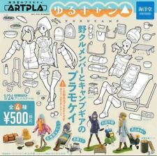 Kaiyodo Art Plastic ARTPLA Yuru Camp (Capsule Version) All 4 types set unpainted picture