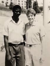 1980s Young Handsome Guys Lovely Men Hugging Students Gay Int Vintage Photo picture