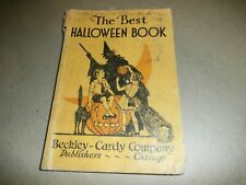 Vintage 1931 The Best Halloween Book Beckley Cardy Co Chicago picture