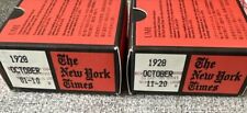 1928 October 1-20 Microfilm Reels New York Times Paper (Yankees World Series) picture