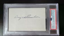 Dwight D. Eisenhower SIGNED in full with PSA Authenticated and slabbed picture
