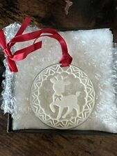 Lenox China - Yuletide Ornament Reindeer 1987 Christmas - Boxed picture
