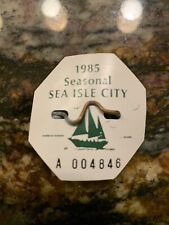 1985 Sea Isle City NJ Seasonal Beach Tag picture