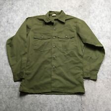 Vintage Trooper Utility Shirt Mens 16.5x34 XL Army Green Durable Press Air Force picture