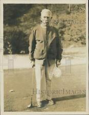 1932 Press Photo New York Socialite Henry Seligman at Hot Springs Fall Golf Tour picture