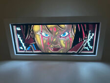 Chucky 3D Paper Cut LED Light Box- RGB 16 colors - US SELLER - Halloween Decor picture