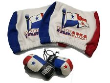 Panama Boxing Glove Banner Flag Window Mirror W/ Panamanian Car Headrest Cover picture