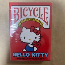 Bicycle Hello Kitty Playing Cards 50th Anniversary of Hello Kitty New picture