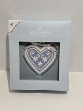 Wedgwood Limited Edition Blue Licitar Cookie Heart Ornament 2011 Jasperware picture