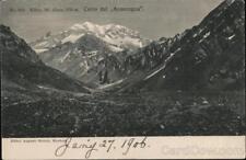 Argentina Mendoza Cerro del Aconcagua Postcard Vintage Post Card picture