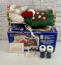 Vintage 1994 Telco Sleeping Snoring Santa Claus Bed Animated  *TESTED* Christmas picture