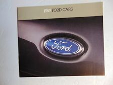 1989 FORD CARS Original Car Dealer Sales Brochure  picture