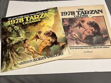 1978 Tarzan Calendar Boris Vallejo Art 27250 with Mailer Box picture