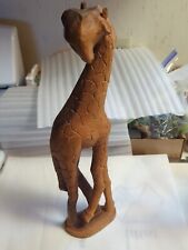 Vintage 1985 Giraffe Handmade Carved 15
