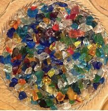 1 lbs. Glass Chips Multi Color~ Cullet ~ Aquarium Decor Mosaics ~ Jewelry ~ART picture