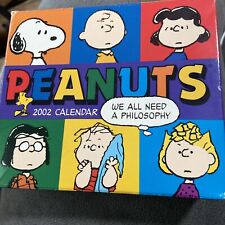 Vintage PEANUTS CHARLIE BROWN SNOOPY CLASSIC STRIPS 2002 Day to Day NIB  picture
