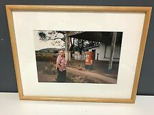 Route 66 Thelma Green Good Gulf Gas Station 18x14 In. Wood Framed Photograph picture