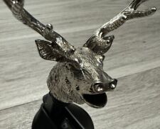 Genuine Jägermeister Stag Jager Stag Deer Head Bottle Pourer New Metal picture