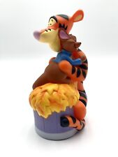 VTG 1980s Disney Tigger And Roo Coin Bank Piggy Bank Winnie The Pooh Works 9” picture