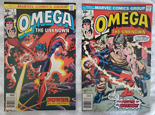 Lot of (2) Omega the Unknown Issues #5 & 6 (1976-77) ~ Nice Set ~ Combined Ship picture