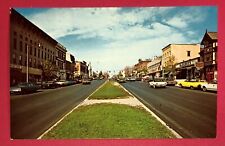 Postcard Canandaigua New York Main Street View Cars Stores 1969 picture