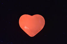 Small Pink Mangano Calcite Heart Fluorescent UV Reactive 4.6 cm  # S3 picture