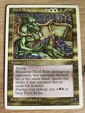 Nicol Bolas (Chronicles, 1995) EX, Magic Card MtG, Vintage Elder Dragon Legend picture
